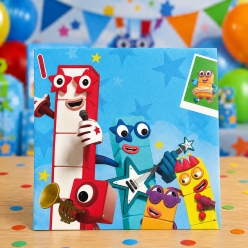 *Numberblocks Birthday Party Napkins -10 PK